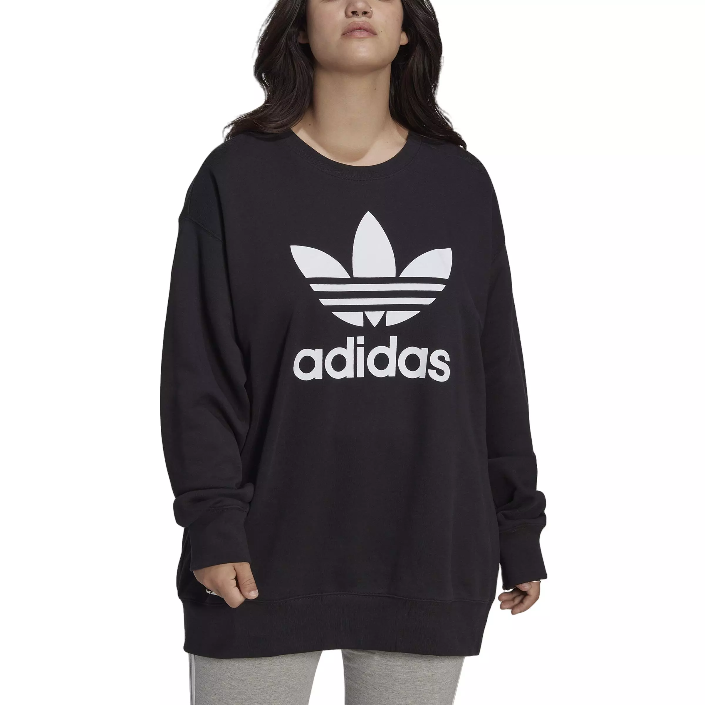 Women's trefoil sweatshirt sales